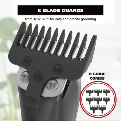 Wahl Edge Pro Corded Trimmer, Ultra-Close T-Blade, Bump-Free Men's Hair Cutting Kit, 9686-300