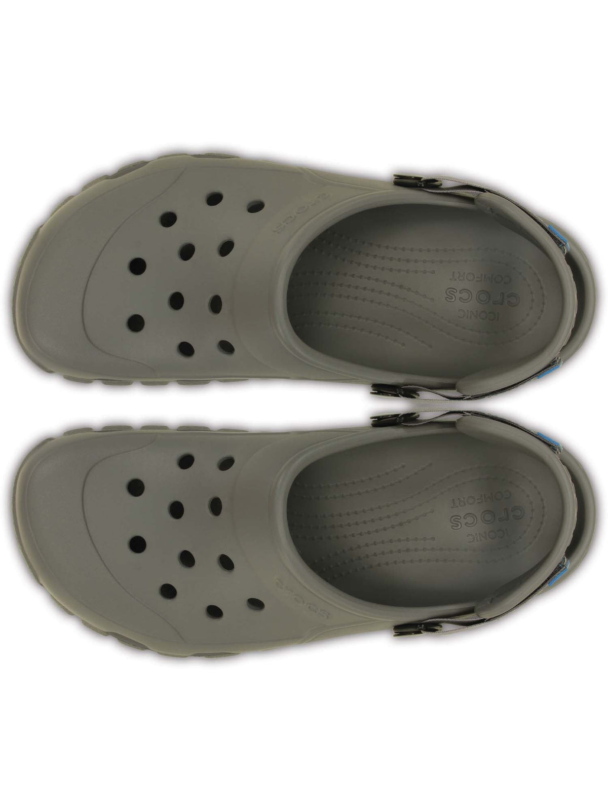 Crocs Adult Offroad Adjustable Sport Clogs, Smoke/Charcoal, W12/M10