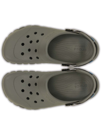 Crocs Adult Offroad Adjustable Sport Clogs, Smoke/Charcoal, W12/M10