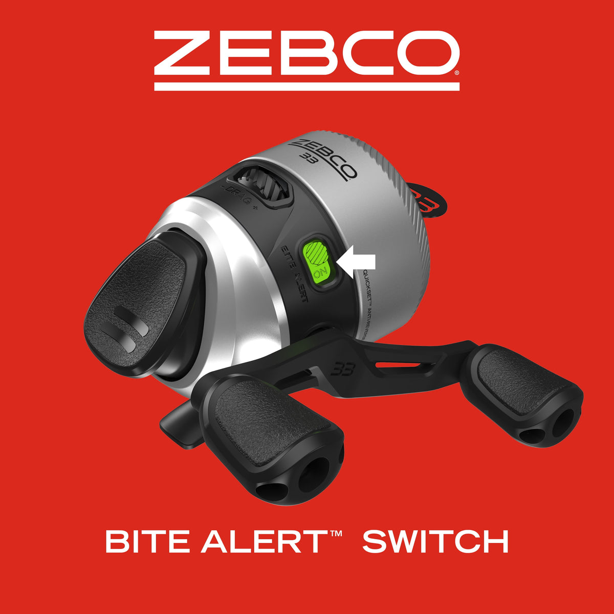 Zebco 33 Cork Handle Spincast Reel and IM6 Graphite Fishing Rod Combo, 6ft 6in 2-piece, Black