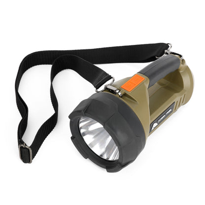 Ozark Trail 4000 Lumen Dual Source Rechargeable Flashlight with 5000 mAh Power Bank, Olive