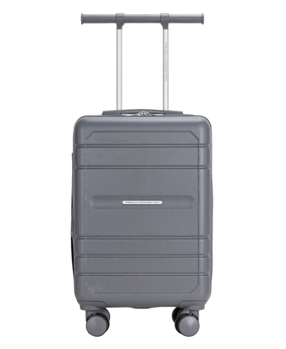 French Connection 22 inch Expandable Rolling Carry-on Luggage, Quiet Shade