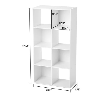 Mainstays 8 Cube Storage Organizer, White