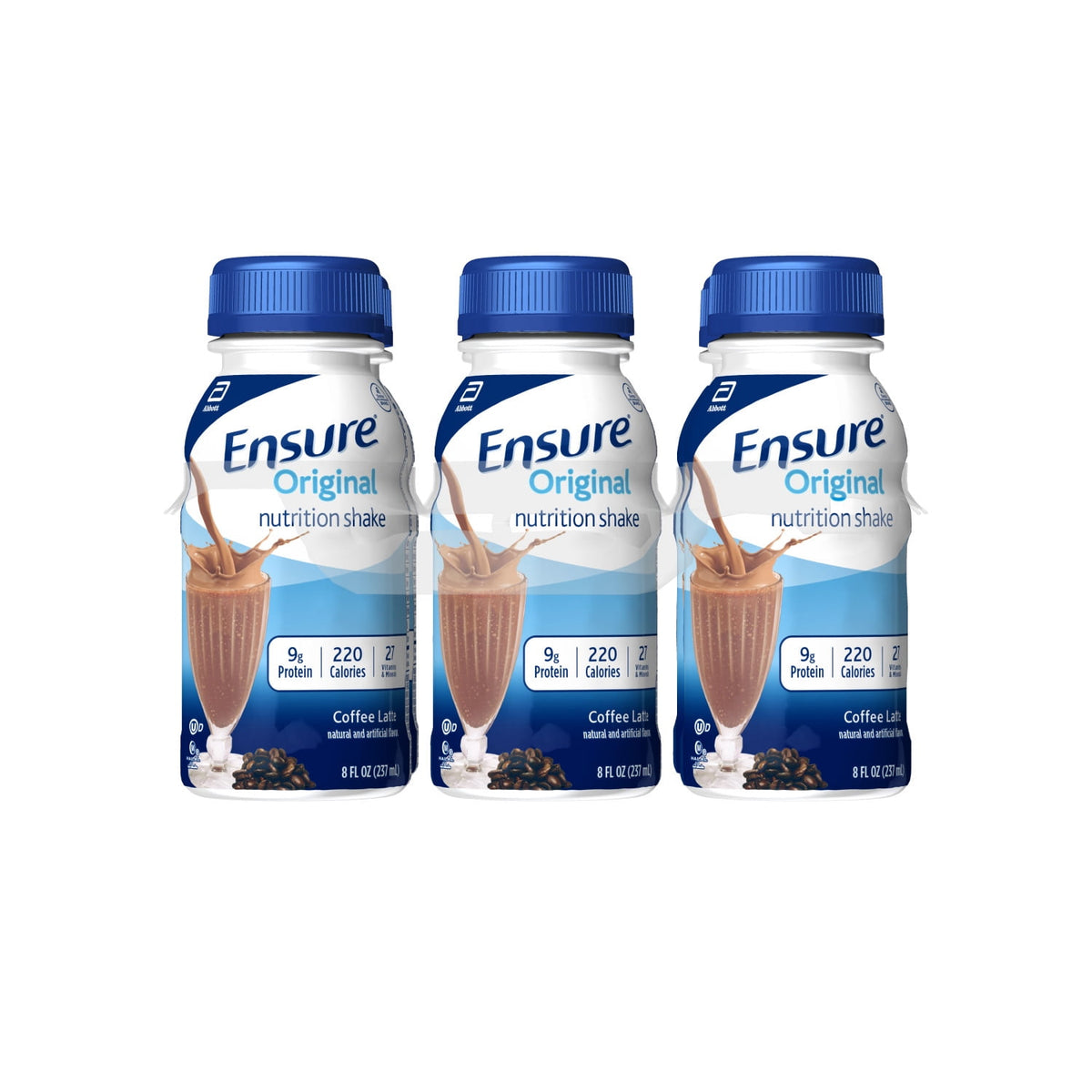 Ensure Original Nutrition Shake, 9g Protein, Coffee Latte, 8 fl oz - 24 Pack