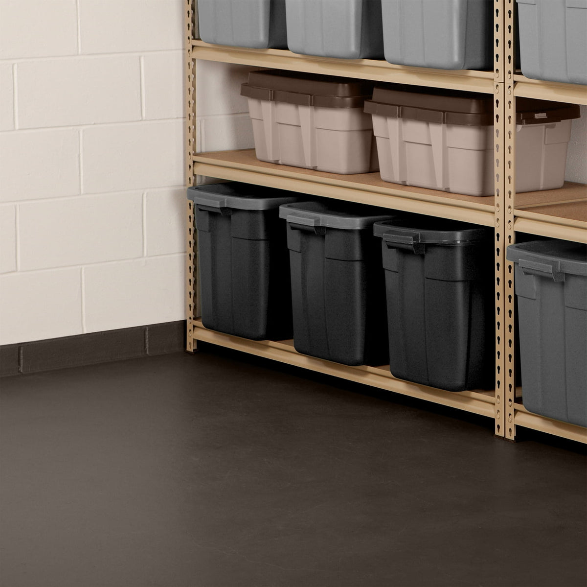 Glidden Porch & Floor 1 gal. Brown Satin Interior/Exterior Paint with Primer