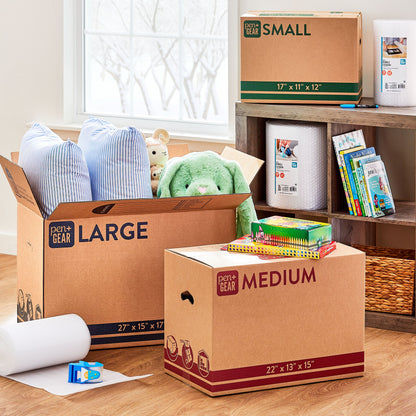 (25 pack) Pen+Gear Medium Moving Box, 22 in. L x 13 in. W x 15 in. H, Kraft