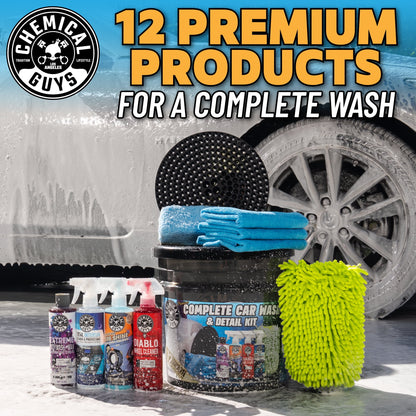 Chemical Guys 12 Piece Premium Complete Car Wash & Detail Kit