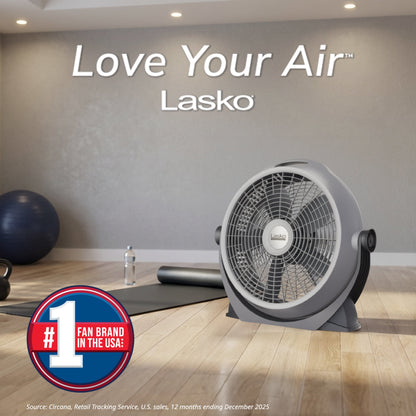 Lasko Wind Machine 20" 3-Speed Pivoting Head Air Circulator Fan A20304