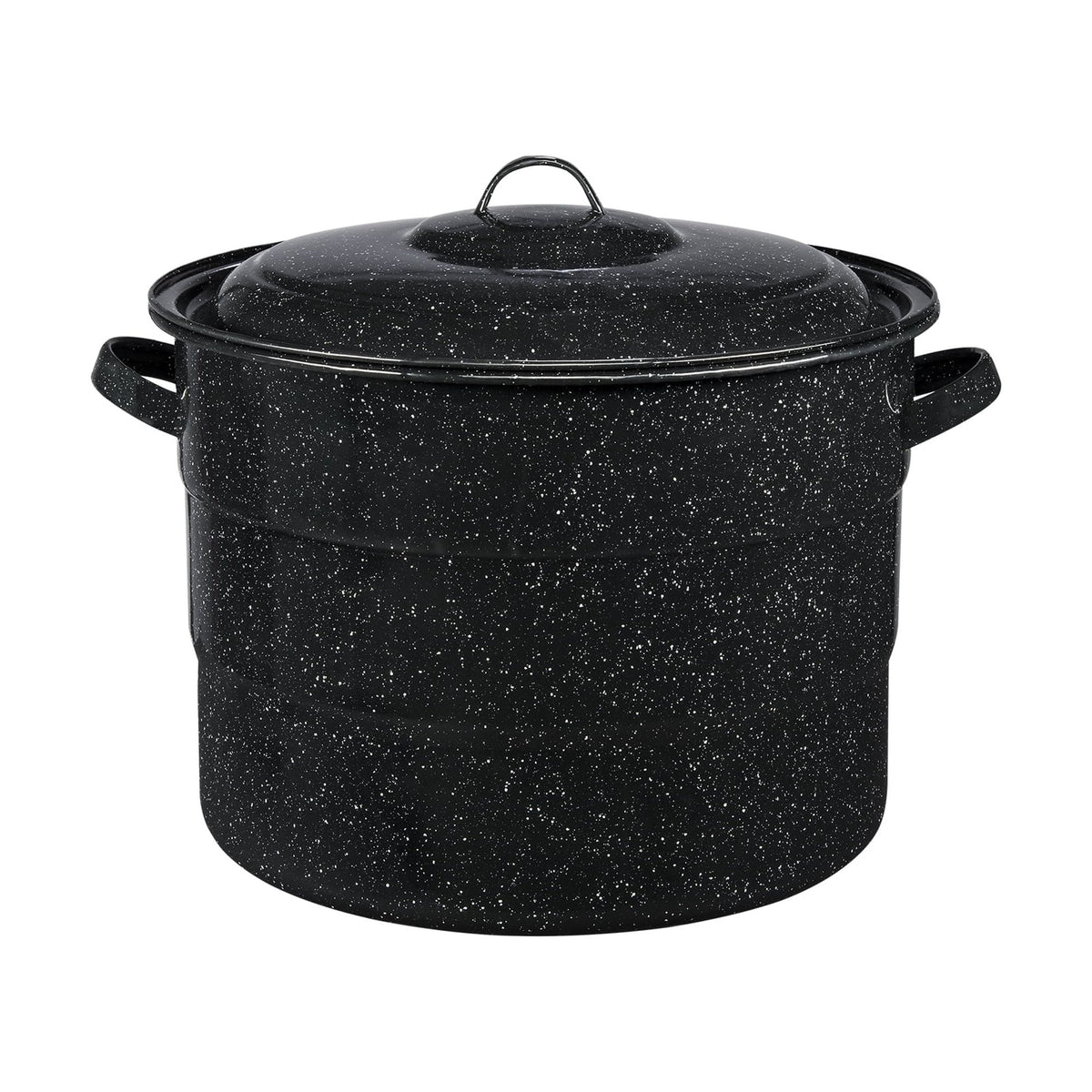 Granite Ware 21.5 Quart Water Bath Canner with Rack for Jam, Salsa and Pickles