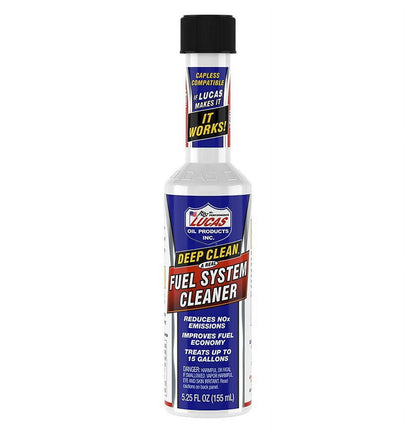 (6 pack) Lucas Oil 10669 Deep Clean Fuel System Cleaner 5.25 Ounce Automotive Fuel Additive