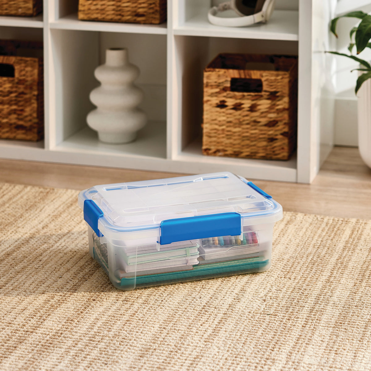 6 Pack - Ezy Storage Waterproof 3Gal/12Qt/11.4L Storagee Box IP67