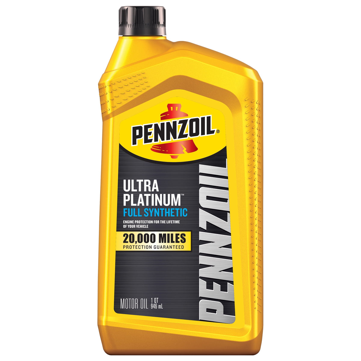 (4 pack) Pennzoil Ultra Platinum Full Synthetic 5W-30 Motor Oil, 1 Quart