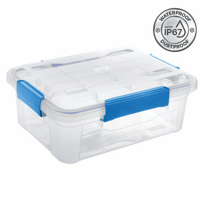 6 Pack - Ezy Storage Waterproof 3Gal/12Qt/11.4L Storagee Box IP67
