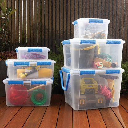 6 Pack - Ezy Storage Waterproof 3Gal/12Qt/11.4L Storagee Box IP67