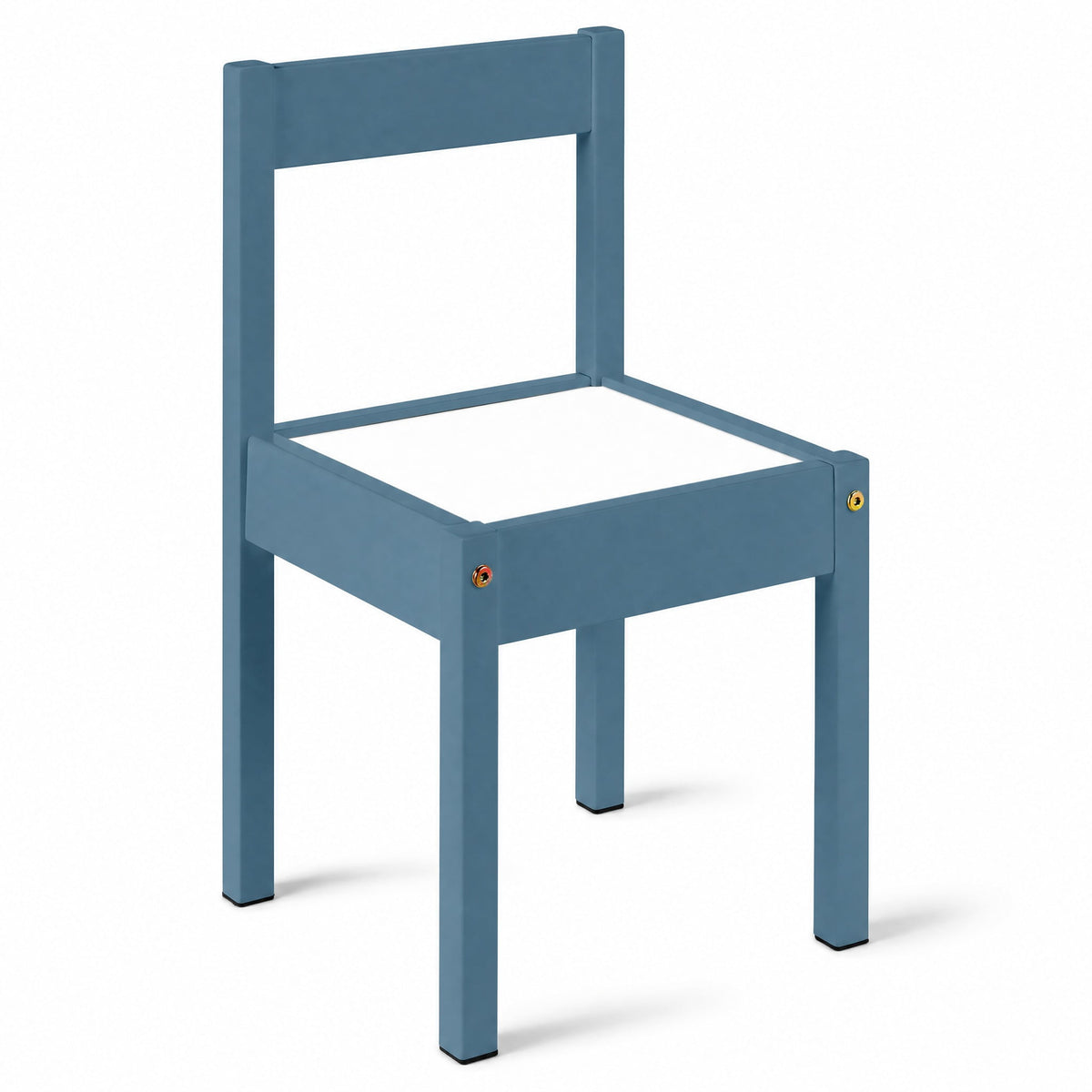 Mainstays Kids 3-Piece Dry Erase Activity Table and Chair Set, Blue