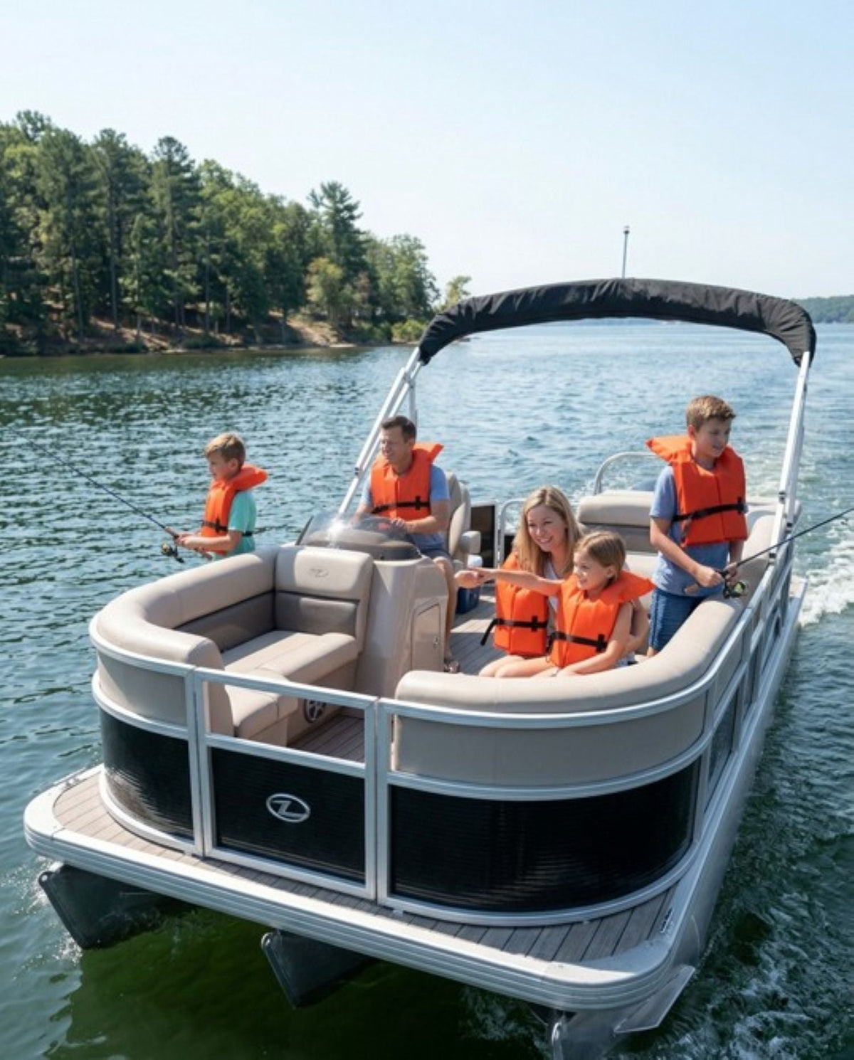Ozark Trail 4-Pack Adult Type II Life Vests with Storage Bag, Orange