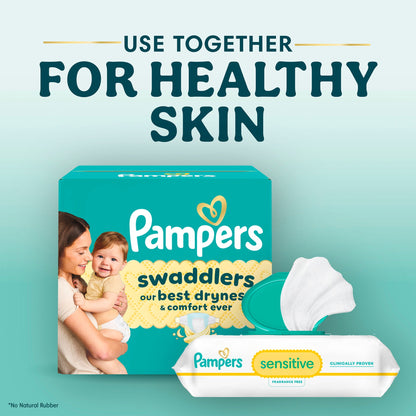 Pampers Swaddlers Fragrance Free Baby Diapers Size 7, 66 Count (Select for More Options)