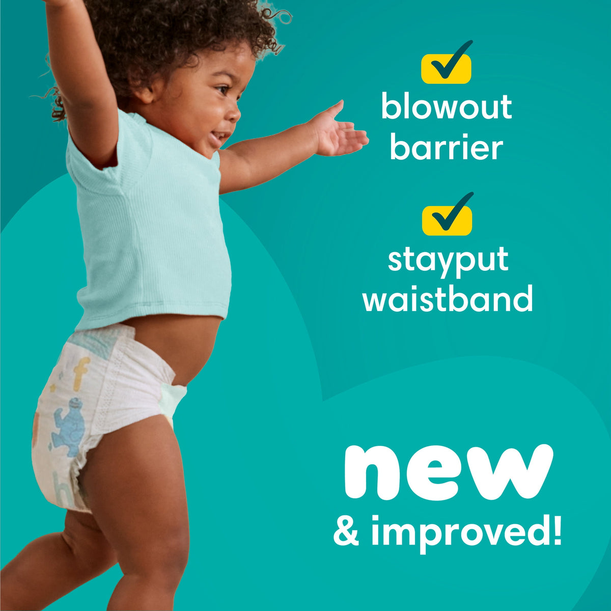 Pampers Baby Dry Baby Diapers Size 3, 104 Count (Select for More Options)