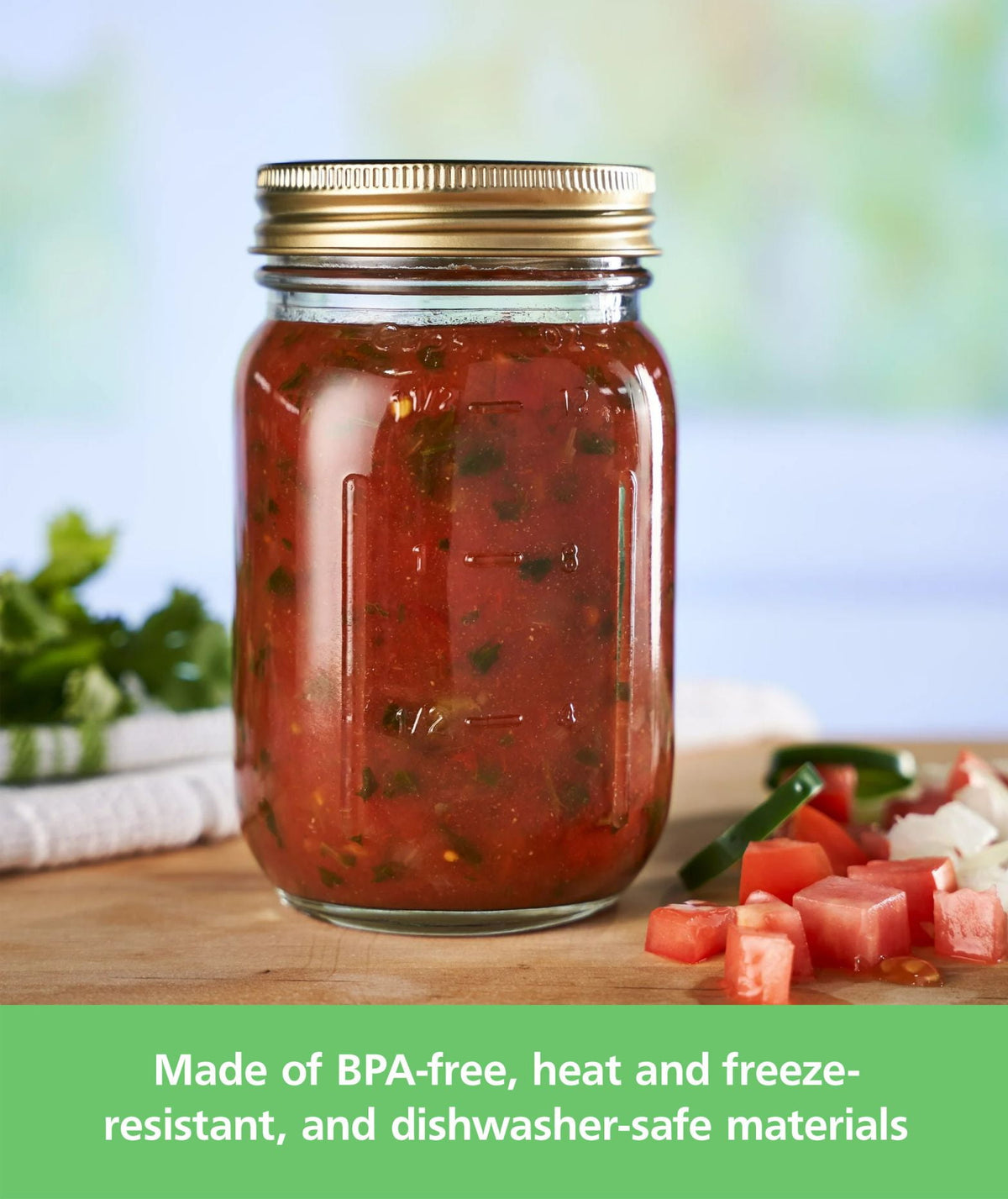 (2 pack) Mainstays Regular Mouth 16 oz Pint Mason Jars with Lids and Bands, 12-Pack Glass Canning Jars