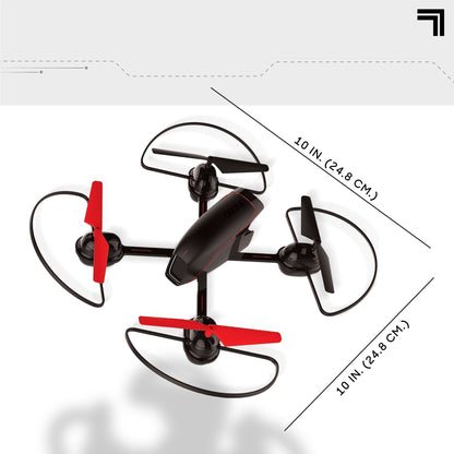 Sharper Image Mach X 10" Drone With Streaming Camera And Auto-Orientation Control