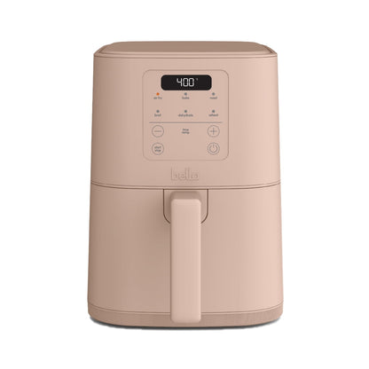 bella 4 Qt Slim Digital Air Fryer with EverGood™ Ceramic Nonstick Coating, 6 Preset Cooking Options, Surf