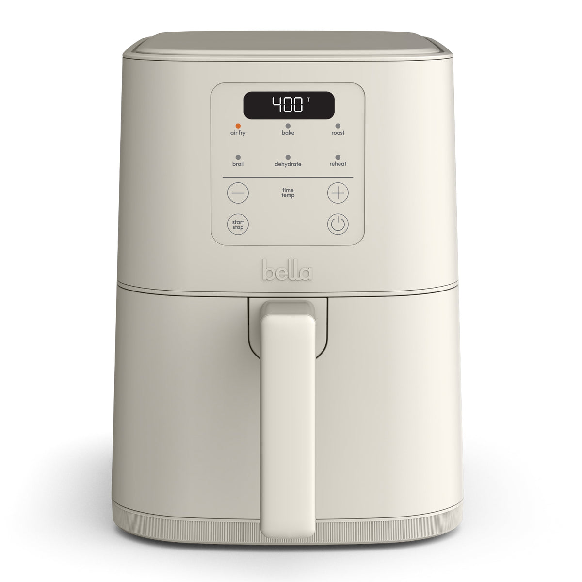 bella 4 Qt Slim Digital Air Fryer with EverGood™ Ceramic Nonstick Coating, 6 Preset Cooking Options, Surf
