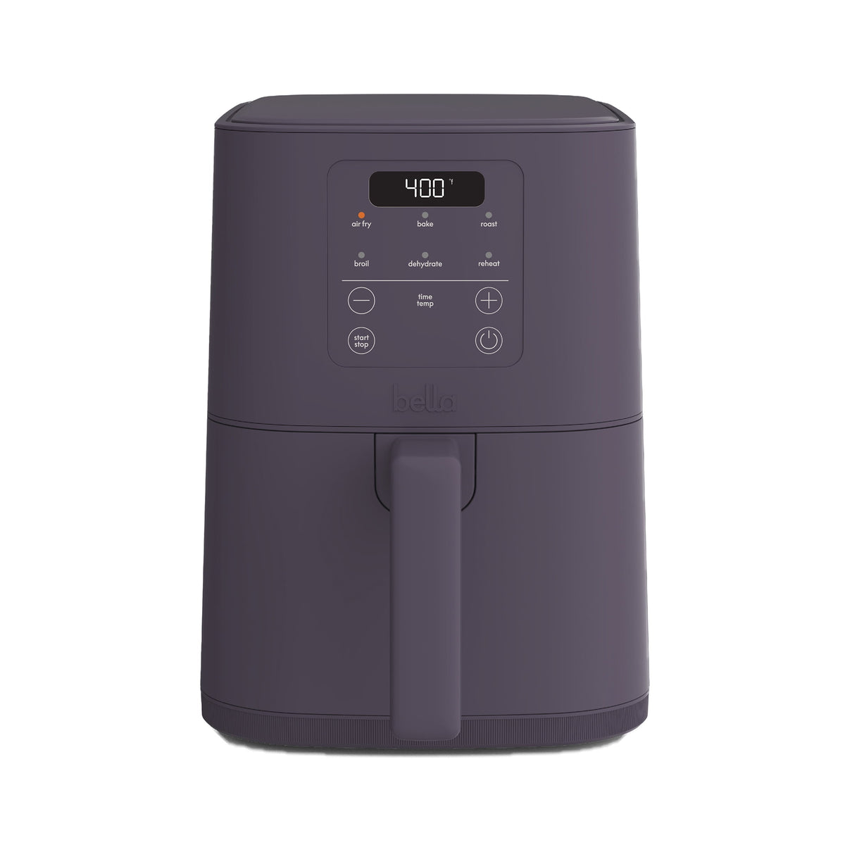 bella 4 Qt Slim Digital Air Fryer with EverGood™ Ceramic Nonstick Coating, 6 Preset Cooking Options, Surf