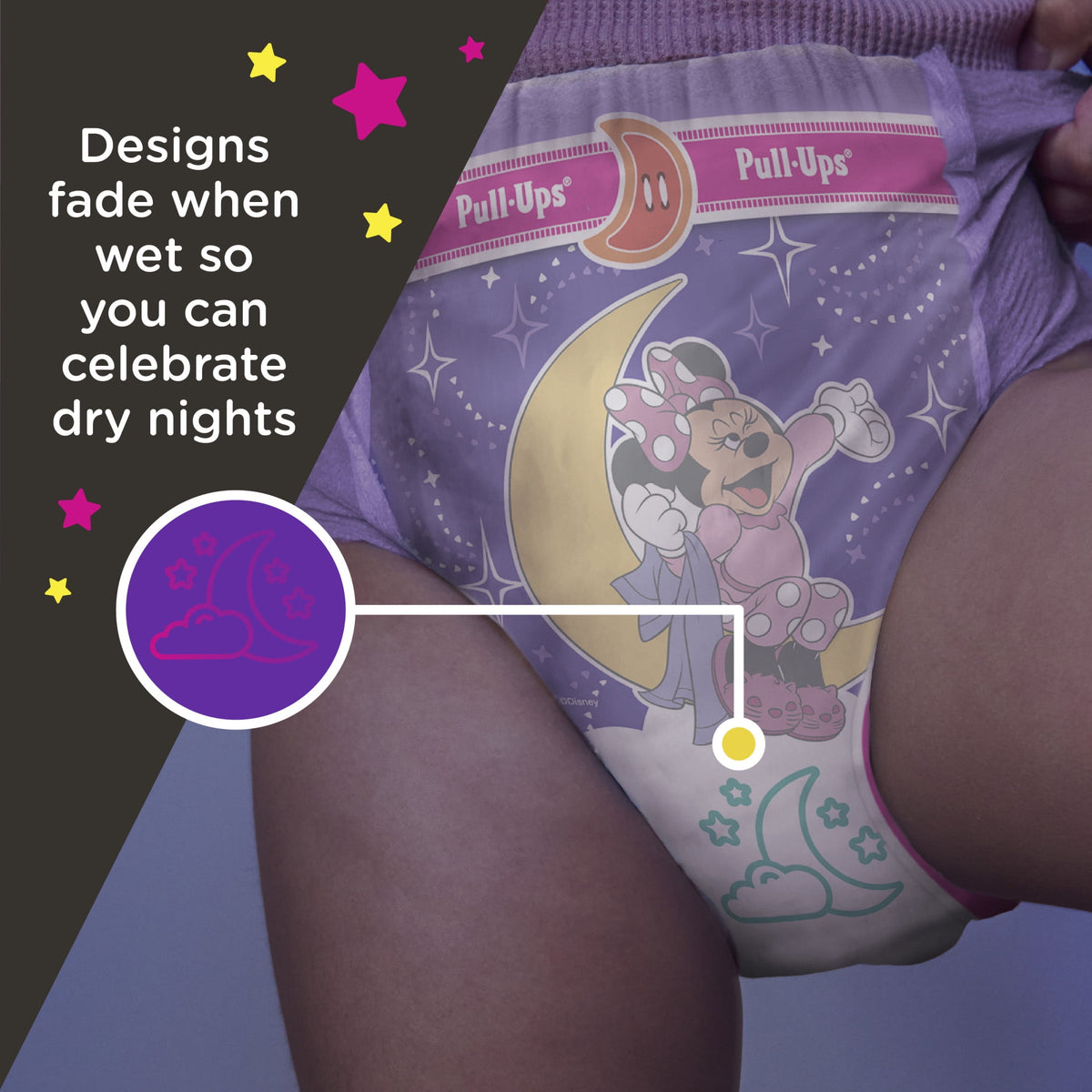 Pull-Ups Girls' Night-Time Overnight Potty Training Pants, 5T-6T, 44 Count