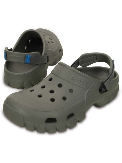 Crocs Adult Offroad Adjustable Sport Clogs, Smoke/Charcoal, W12/M10