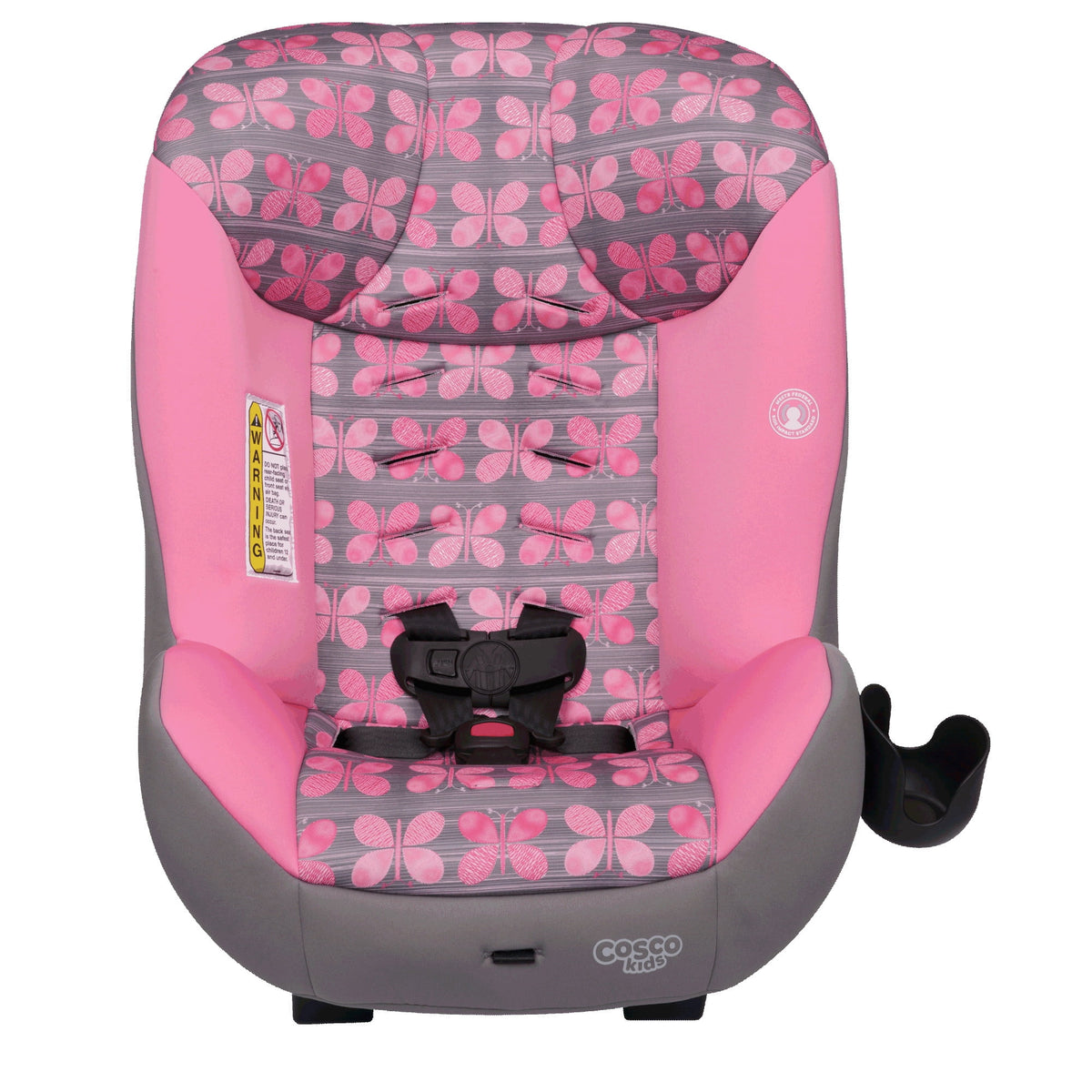 Cosco Kids Scenera Extend Infant & Toddler Car Seat, Convertible Car Seat, Pink Butterfly