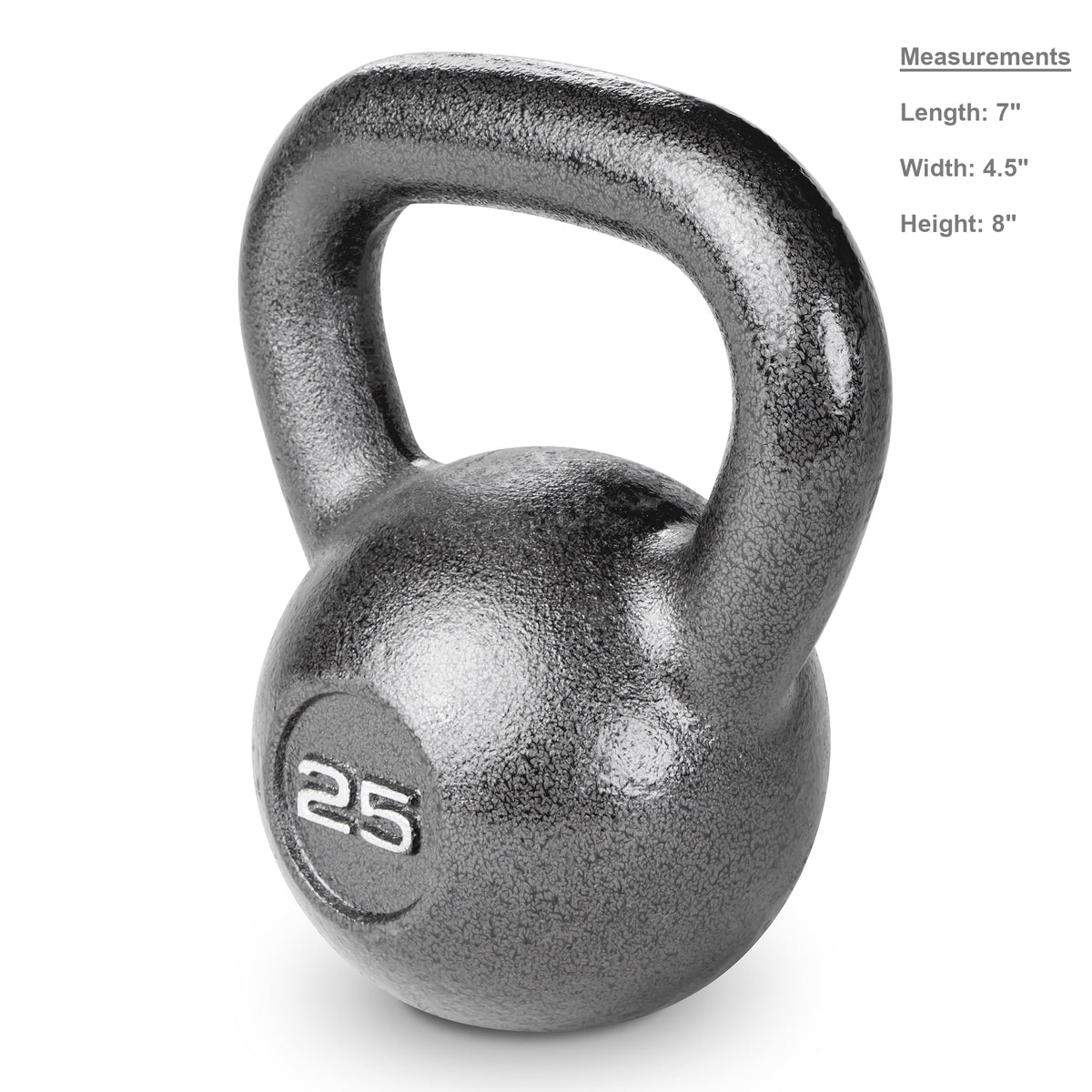 Marcy, 25lb Cast Iron Kettlebell, Single