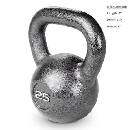 Marcy, 25lb Cast Iron Kettlebell, Single