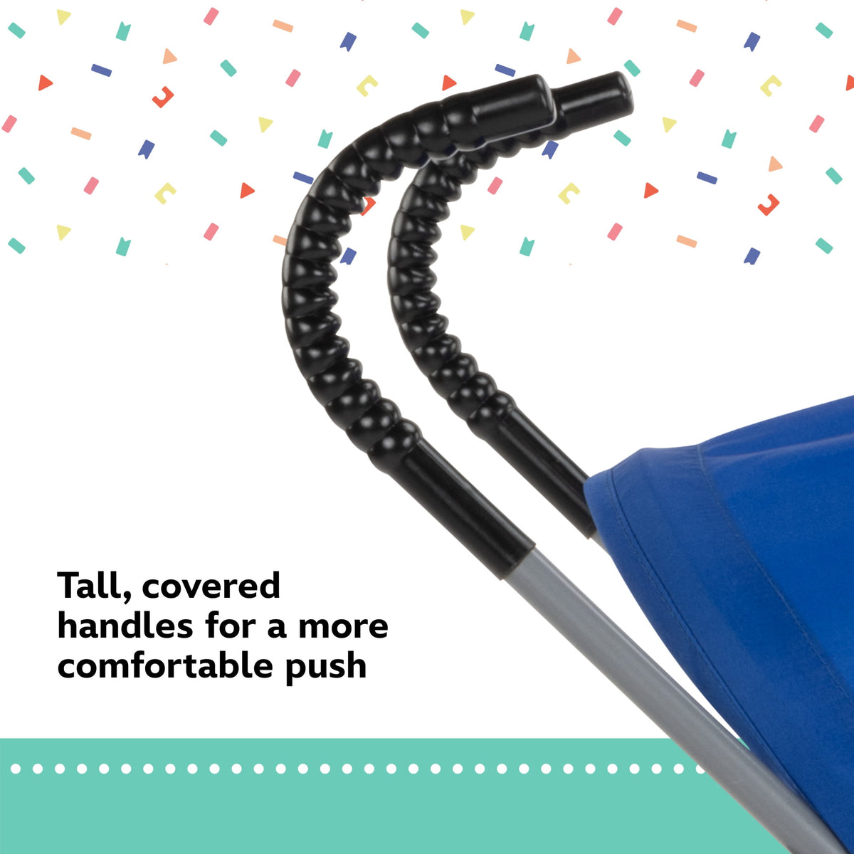 Disney Baby Comfort Height Character Toddler Umbrella Stroller with Basket, Tropical Stitch