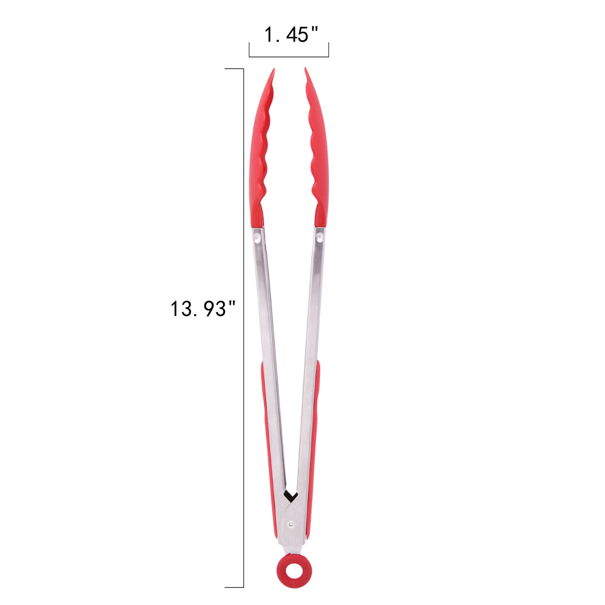 The Pioneer Woman 10-Piece Silicone Kitchen Utensil Set with Acacia Wood Handles, Red