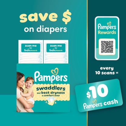 Pampers Swaddlers Fragrance Free Baby Diapers Size 6, 80 Count ( Select for More Options)