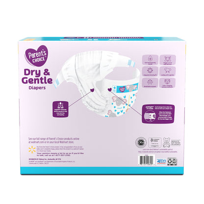 Parent's Choice Dry & Gentle Diapers Size 4, 192 Count (Select for More Options)