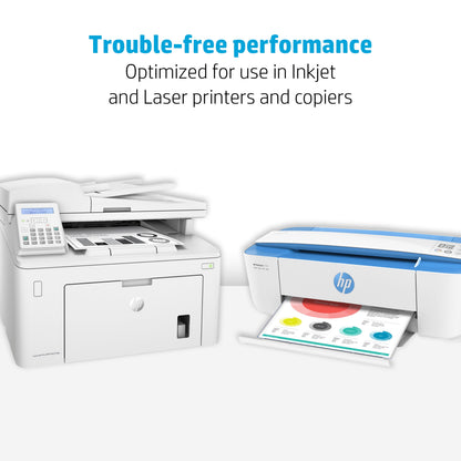 HP Printer Paper, Multipurpose20, 8.5x11, 20lb, 96 Bright, 5 Ream