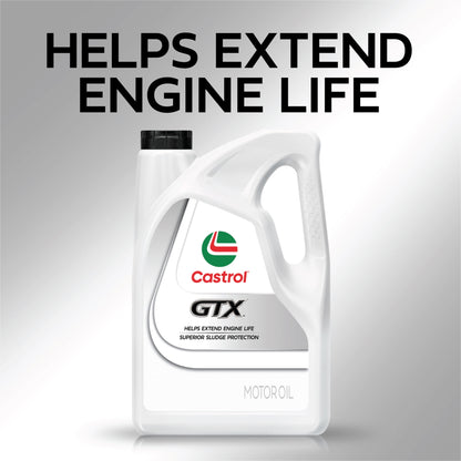 (2 pack) Castrol GTX 10W-30 Conventional Motor Oil, 5 Quarts