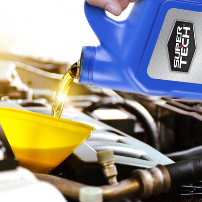 (2 pack) Super Tech All Mileage Synthetic Blend Motor Oil SAE 10W-30, 5 Quarts