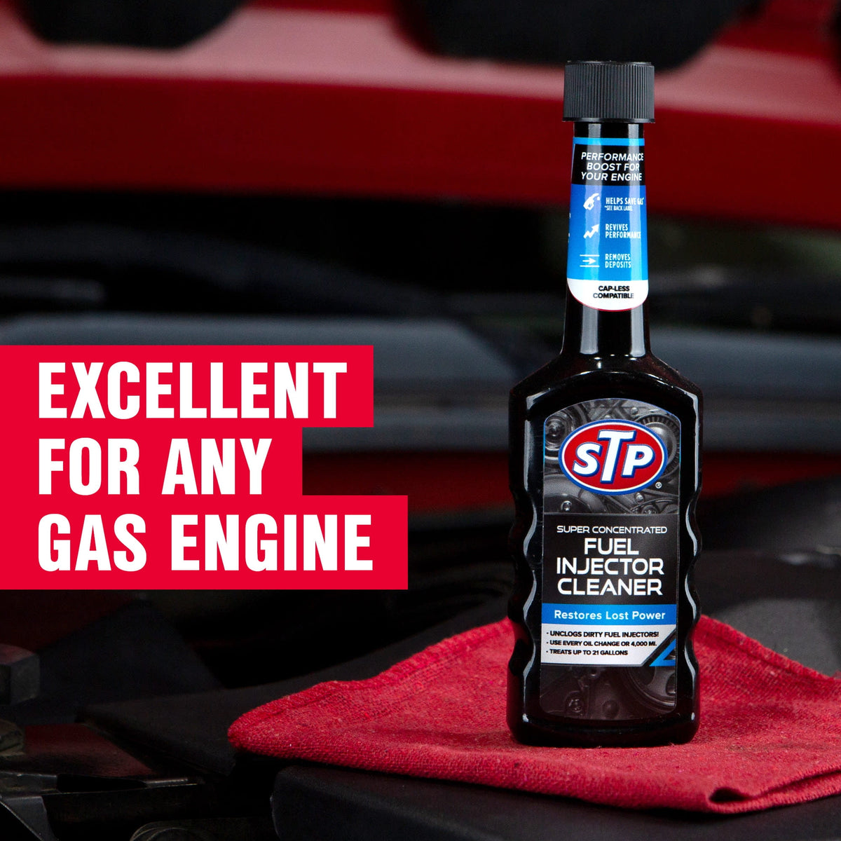 (6 pack) STP Super Concentrated Fuel Injector Cleaner 5.25 fl oz 2 Count Car Additive