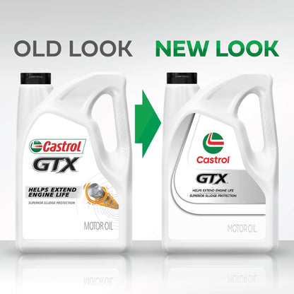 (2 pack) Castrol GTX 10W-30 Conventional Motor Oil, 5 Quarts