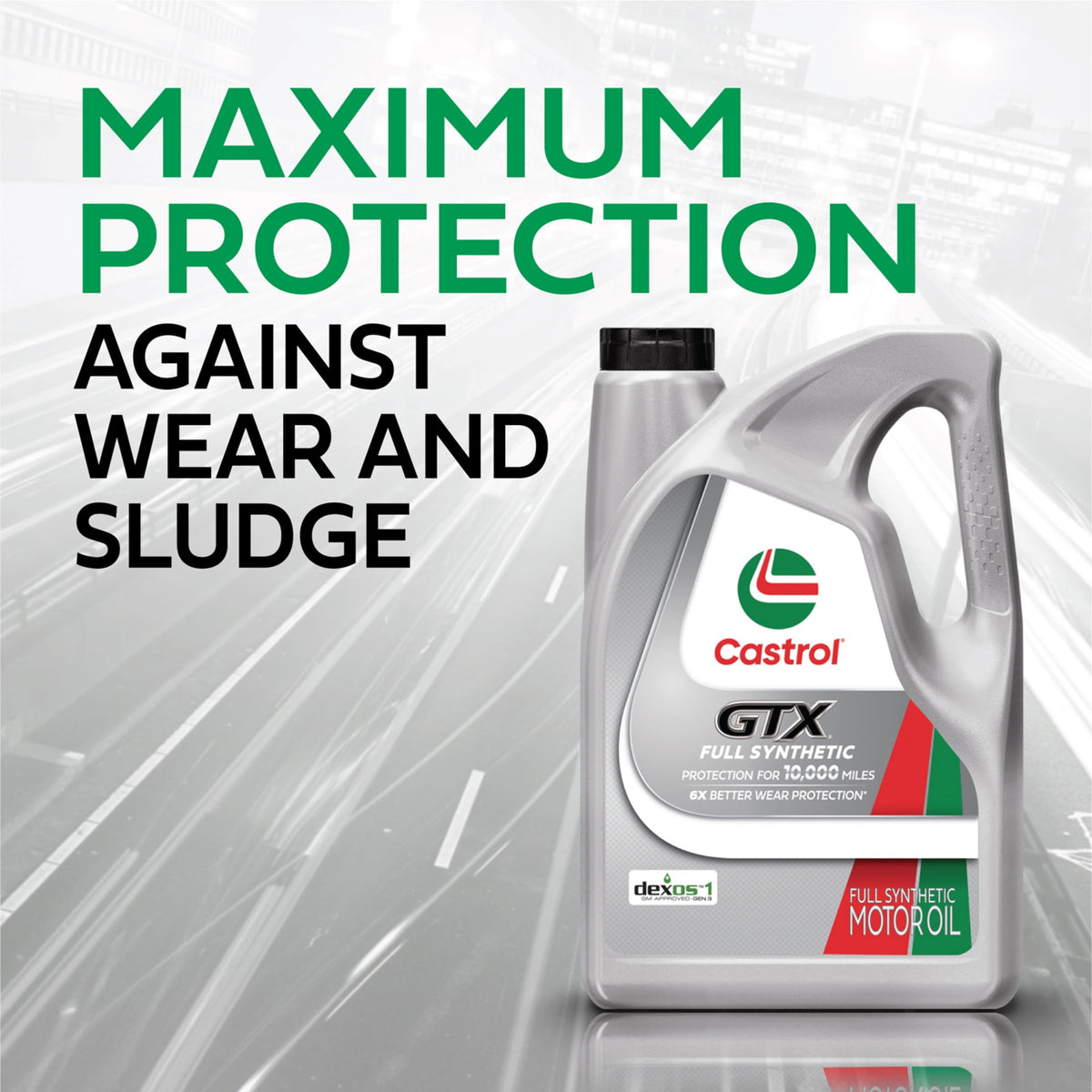 (2 pack) Castrol GTX Full Synthetic 5W-20 Motor Oil, 5 Quarts
