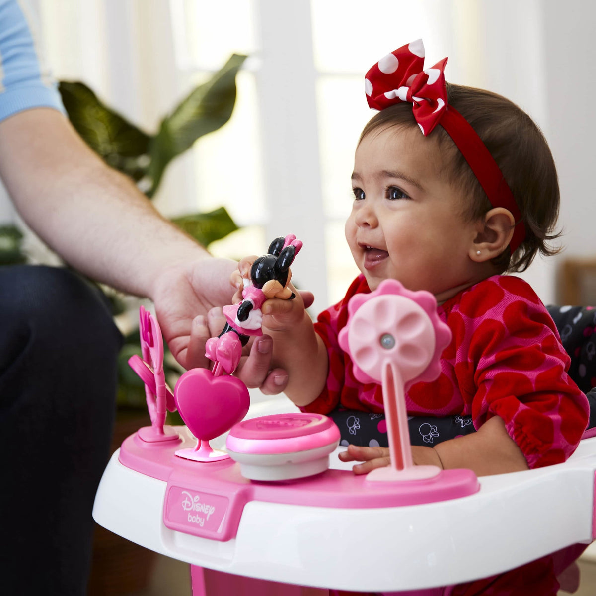 Disney Baby Ready, Set, Walk DX Developmental Walker, Modern Minnie