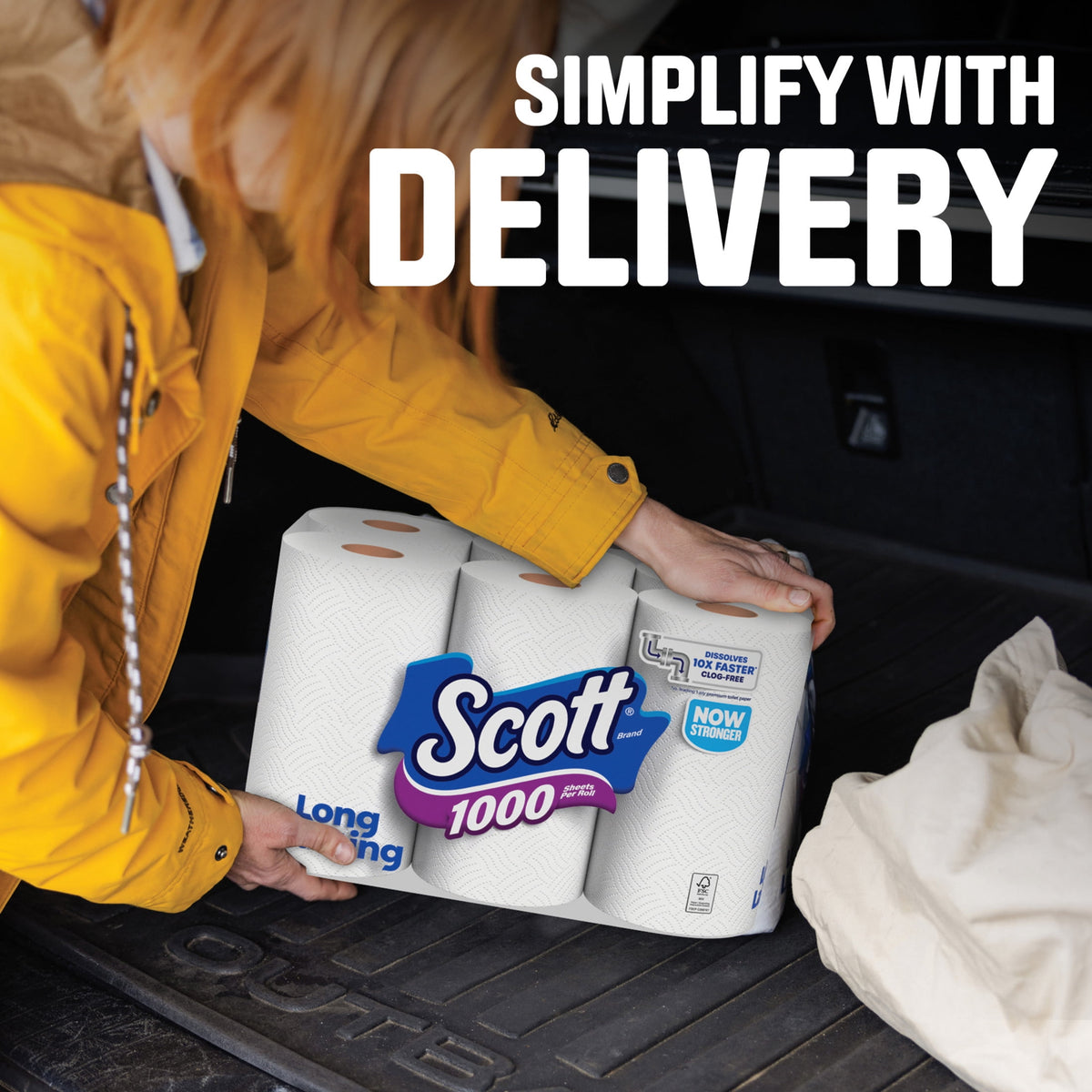 Scott 1000 1-Ply Toilet Paper, 36 Rolls, 1,000 Sheets per Roll