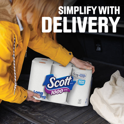 Scott 1000 1-Ply Toilet Paper, 36 Rolls, 1,000 Sheets per Roll