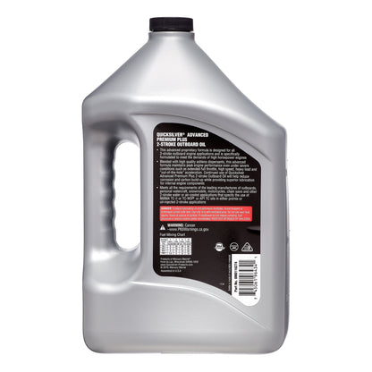 Quicksilver Premium Plus 2-Stroke Synthetic Blend Marine Oil - 1 Gallon
