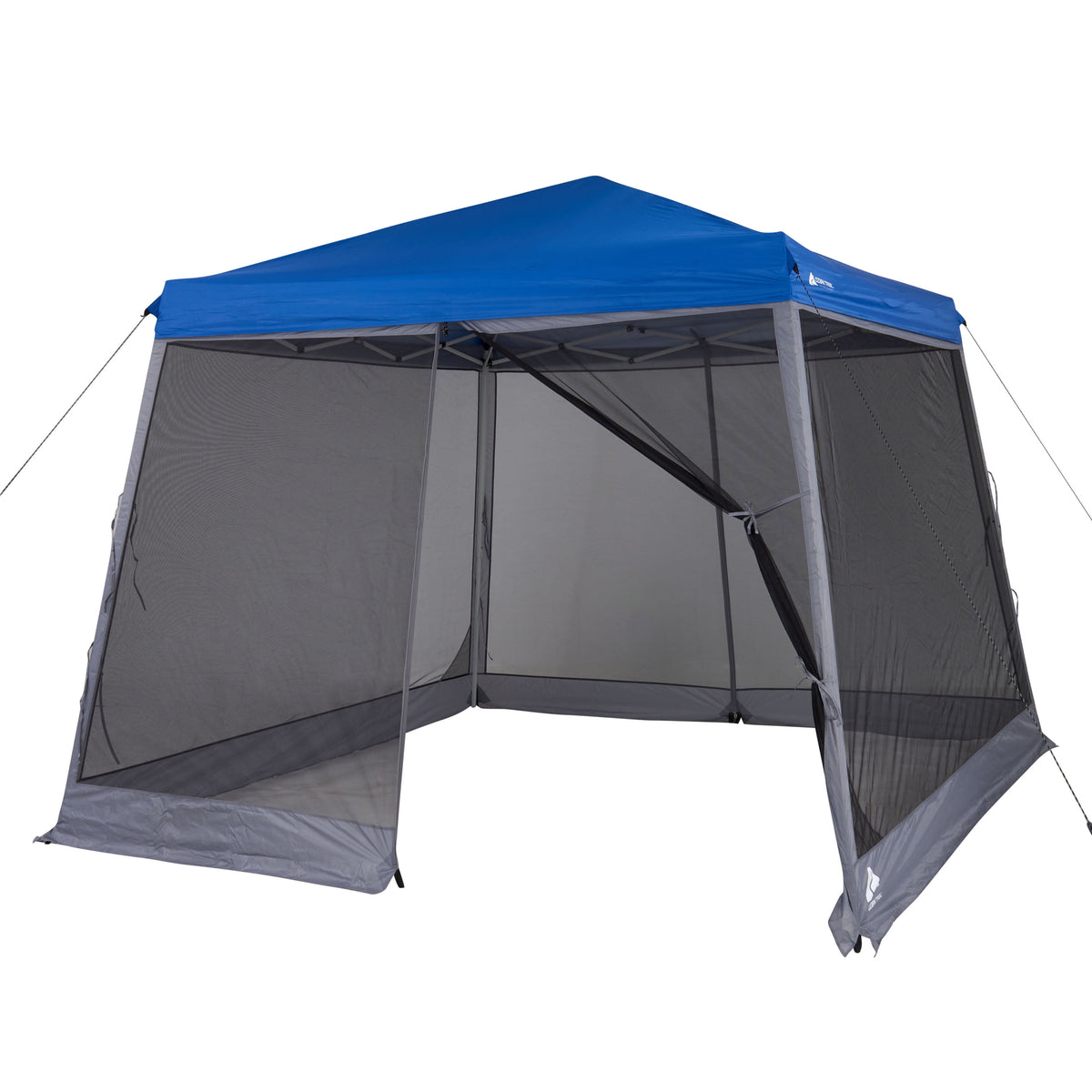 Ozark Trail 10x10 Ft Slant-Leg Canopy Accessory Pack with Screen and Shade, Gray