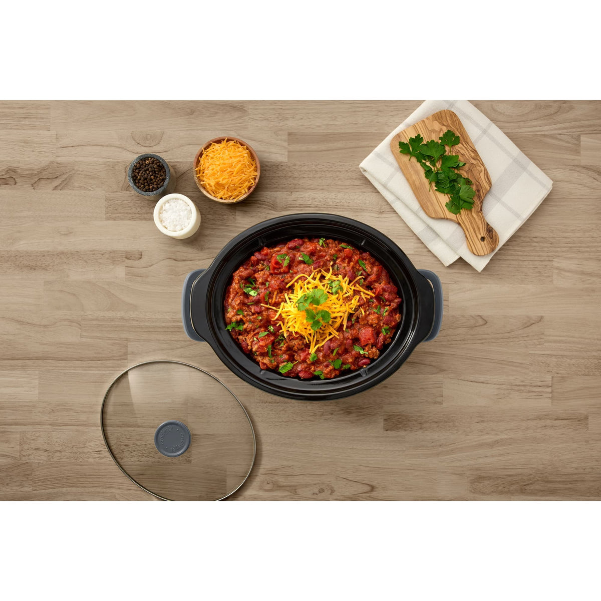 Crock-Pot Manual 4-Quart Slow Cooker, Mussel Gray