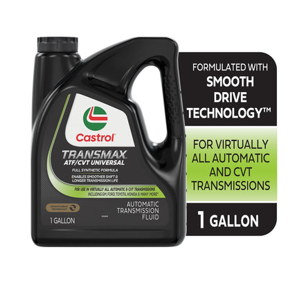 (2 pack) Castrol Transmax ATF/CVT Universal Automatic Transmission Fluid, 1 Gallon