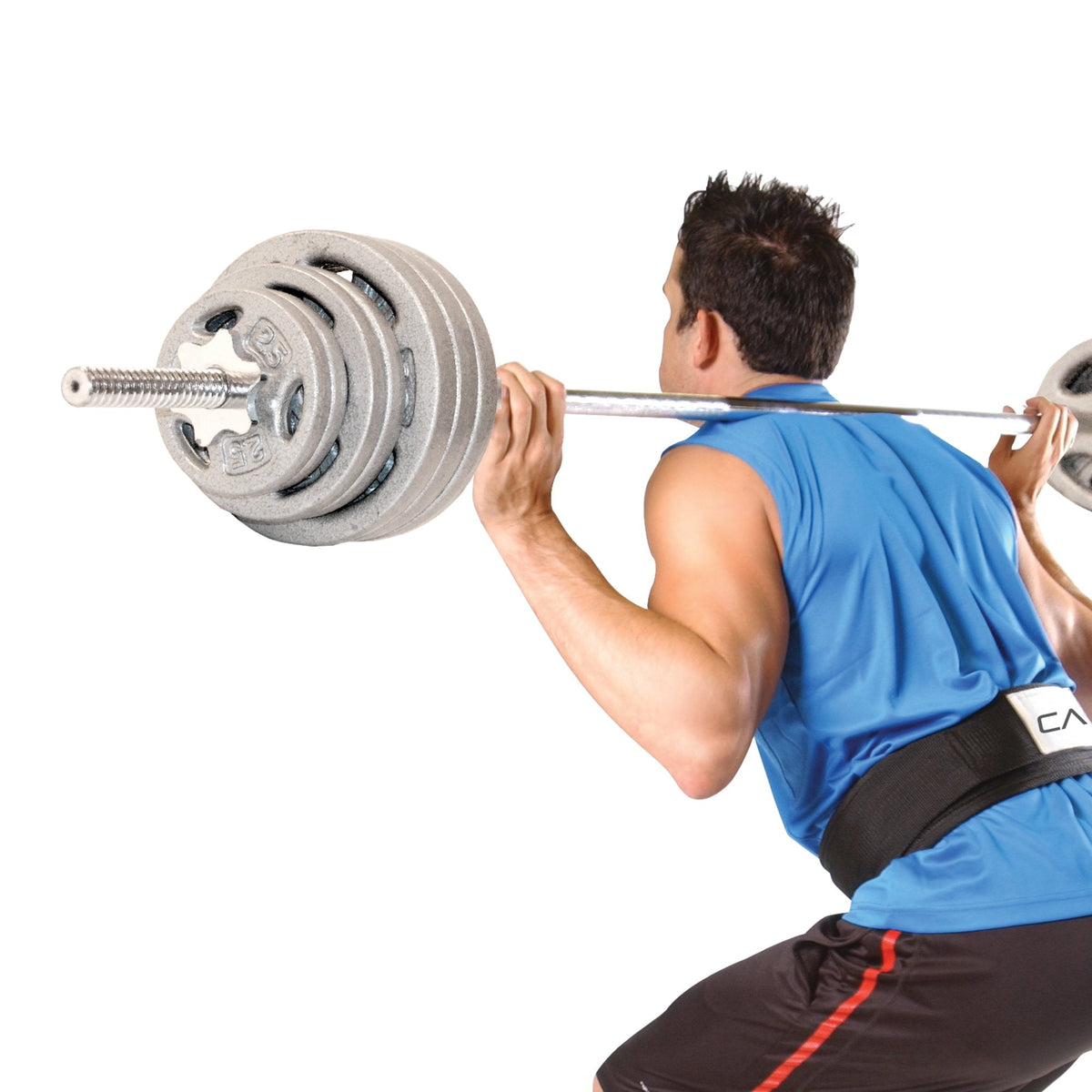 CAP Barbell, 40 lb Standard 1" Weight Plate Set, (10 lb x 4)